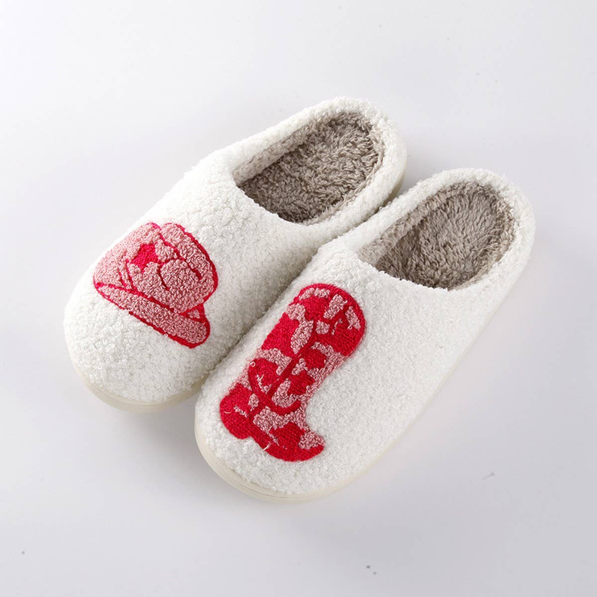 THICKENED ANTI SLIP WINTER WARM COTTON SLIPPERS