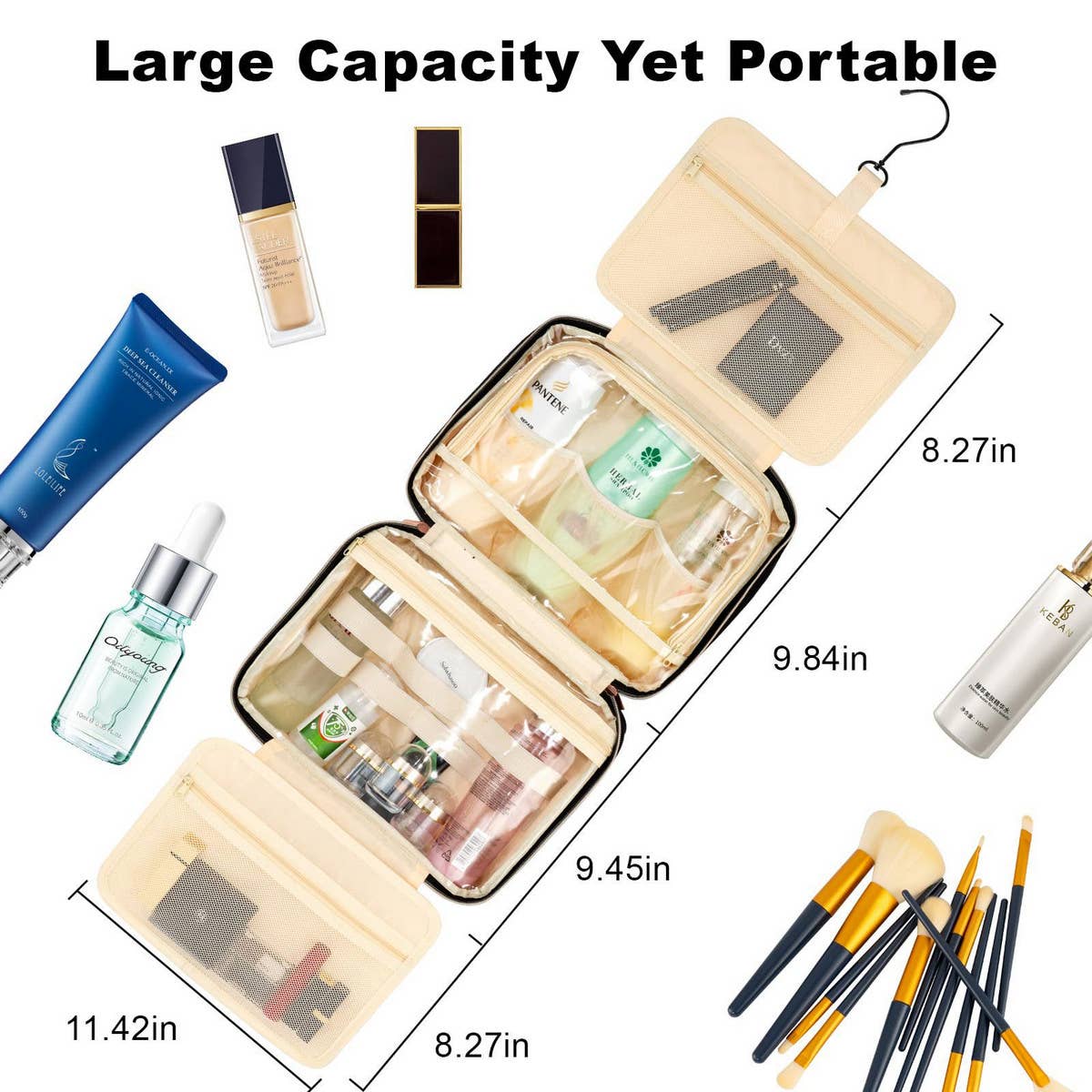 FASHIONABLE PORTABLE TOILETRY BAG TRAVEL BAG_CWAB2369