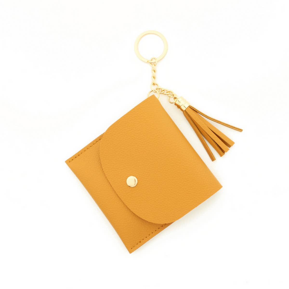 NEW SOLID COLOR CARD HOLDER KEYCHAIN