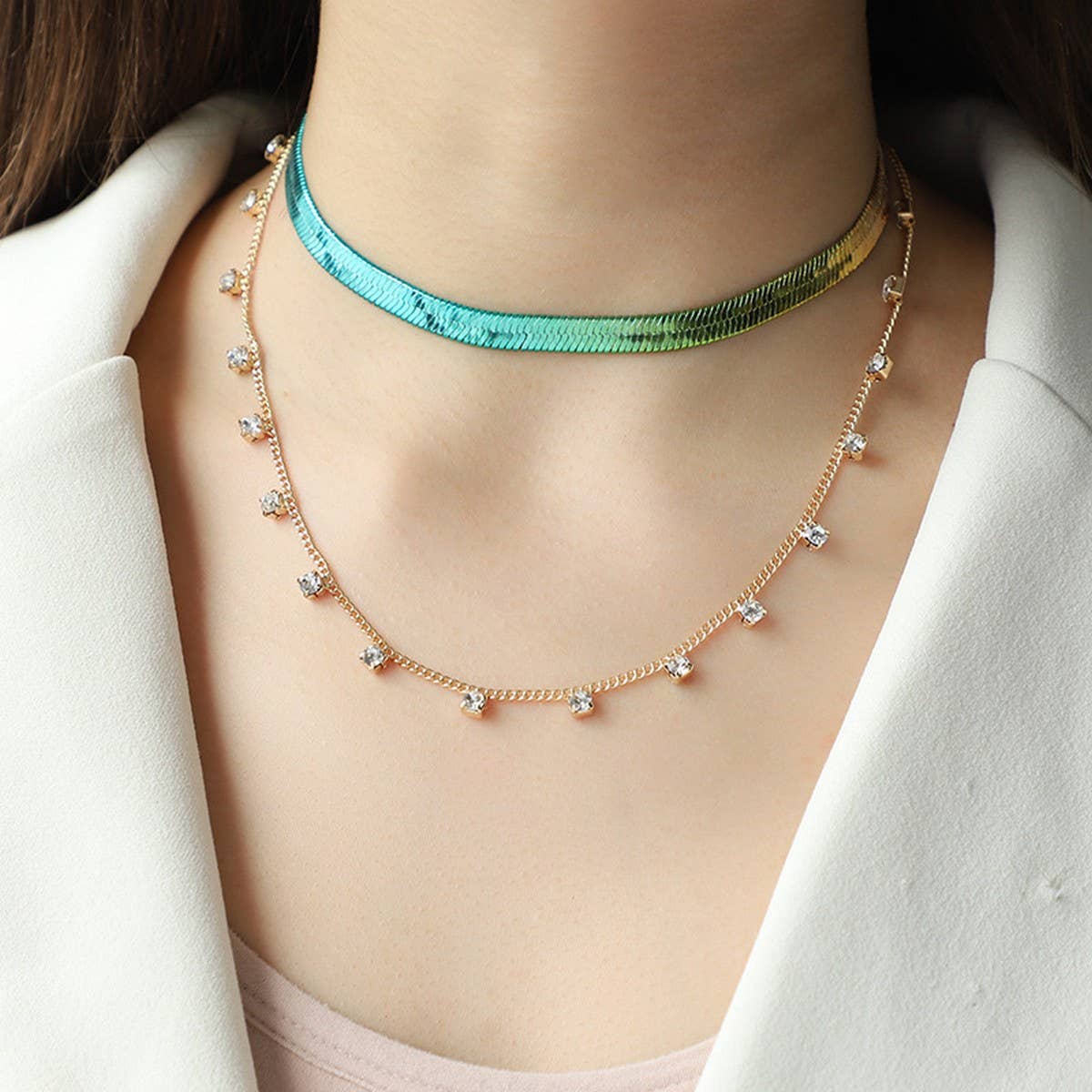 SUMMER HOT-SELLING GRADIENT STACKING NECKLACE SET_CWAJE2928