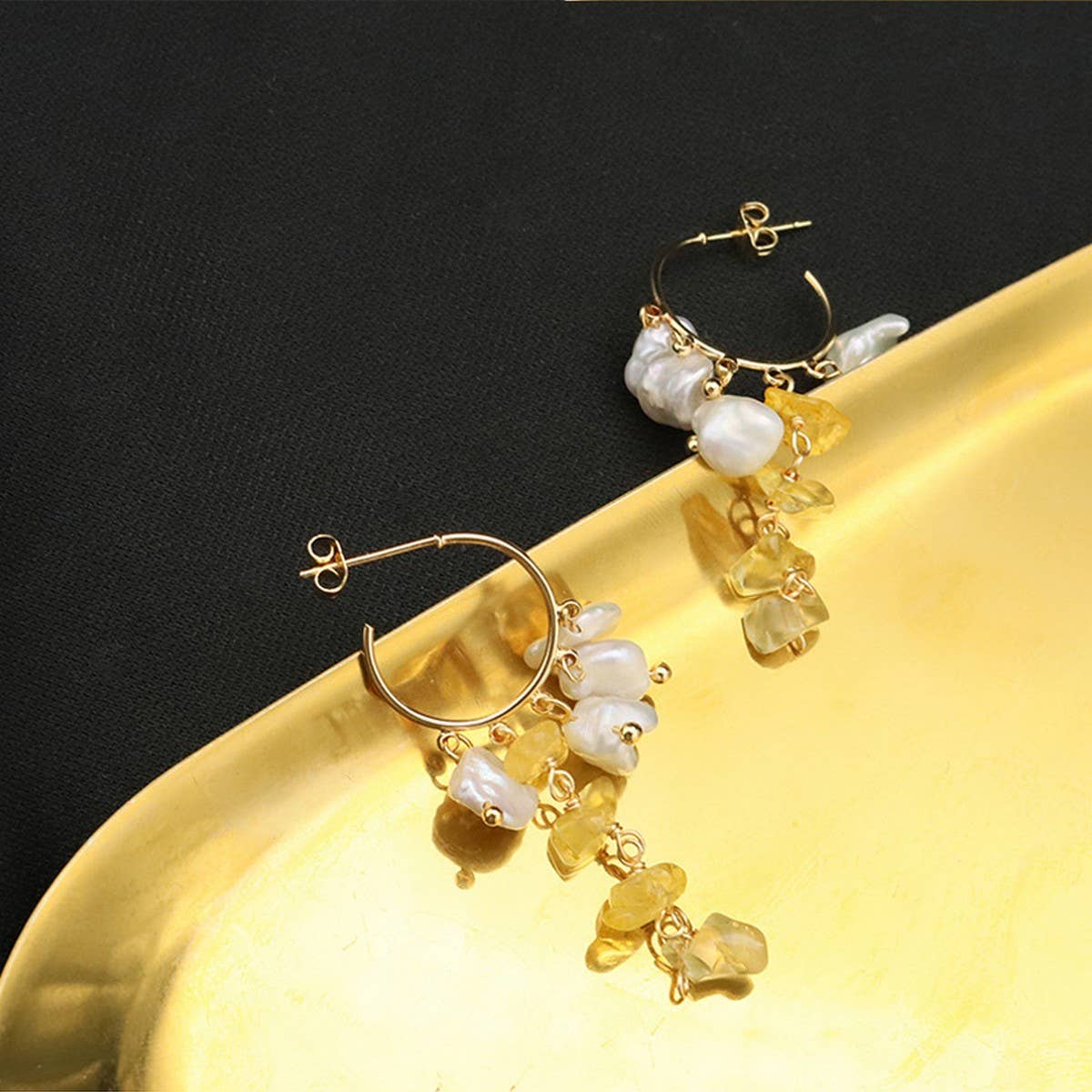 WOMEN'S HIGH-END NATURAL PEARL EARRINGS