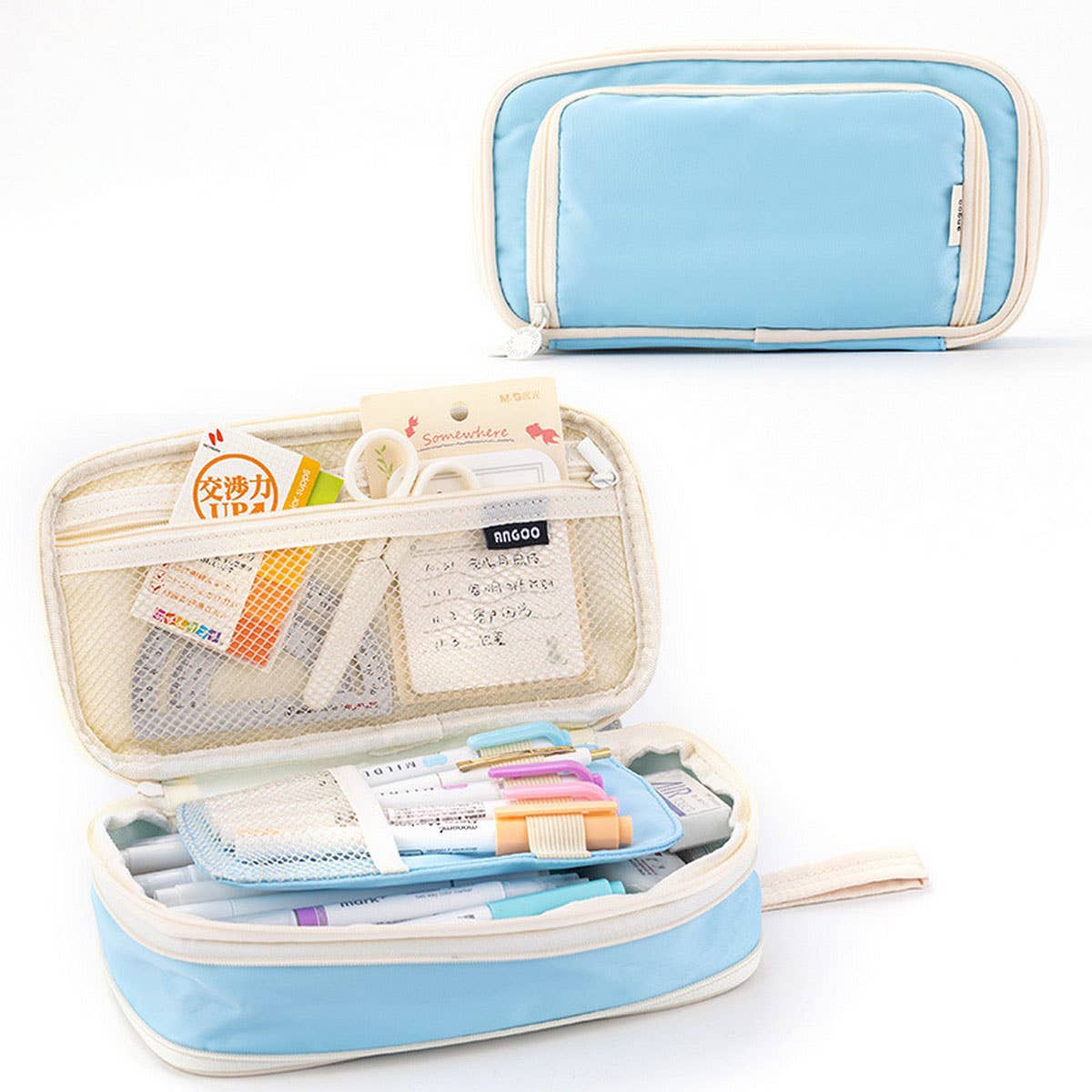 MACARON LARGE CAPACITY MULTI-LAYER PENCIL CASE