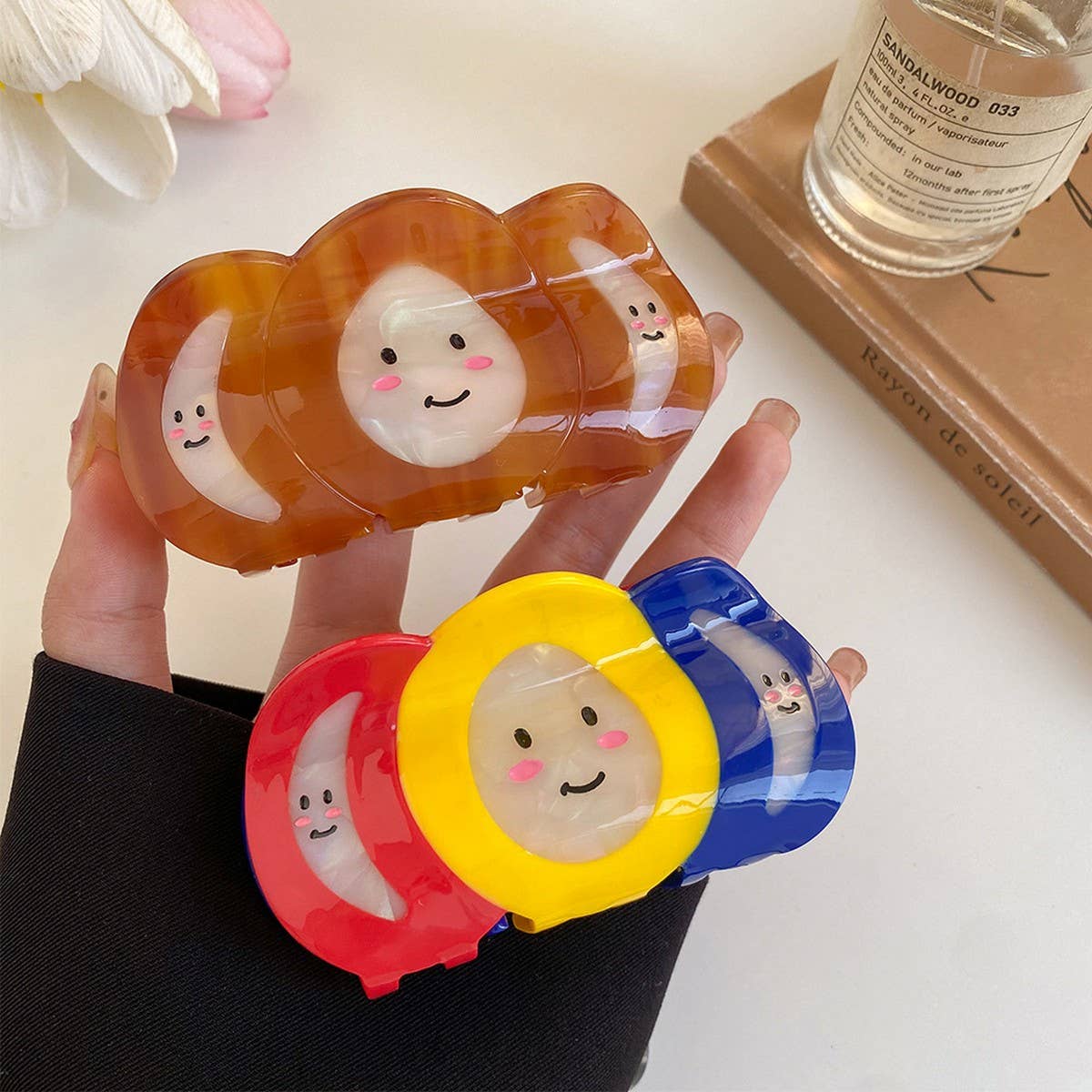 Bold Colorblock Claw Clip ??Large & Edgy Style_CWAHA6009