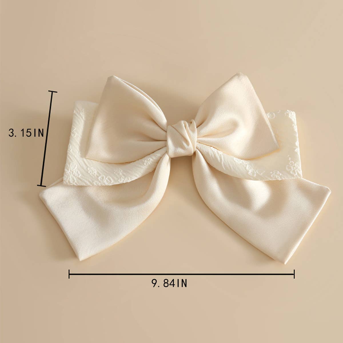 SIMPLE AND HIGH-END BIG BOW HAIRPIN