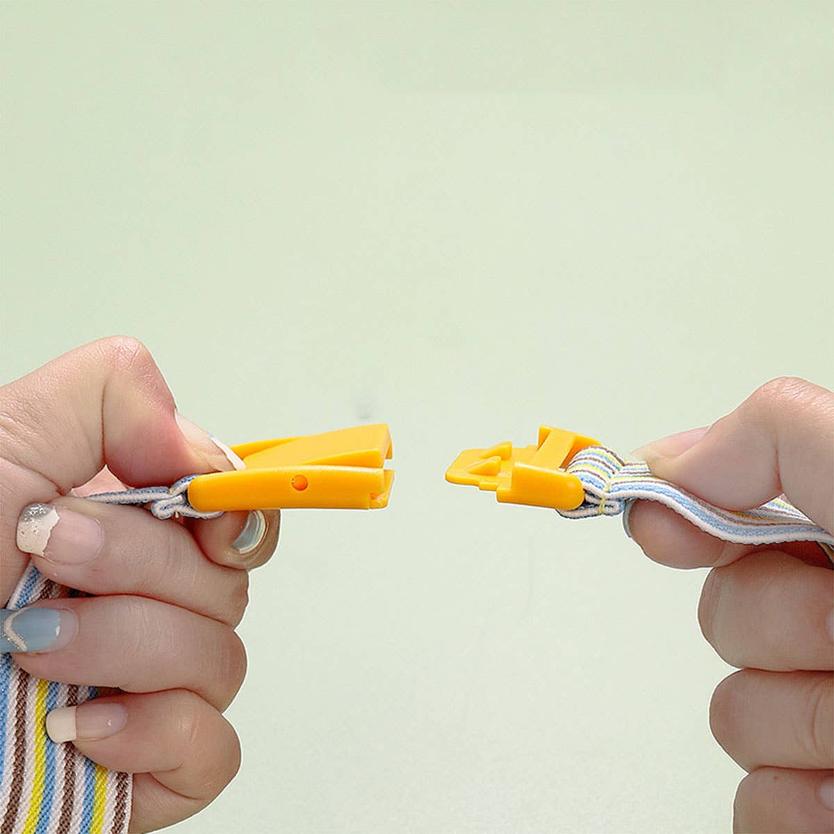 VERSATILE BRAIDED BELT BUCKLE ELASTIC BELT_CWABE0683