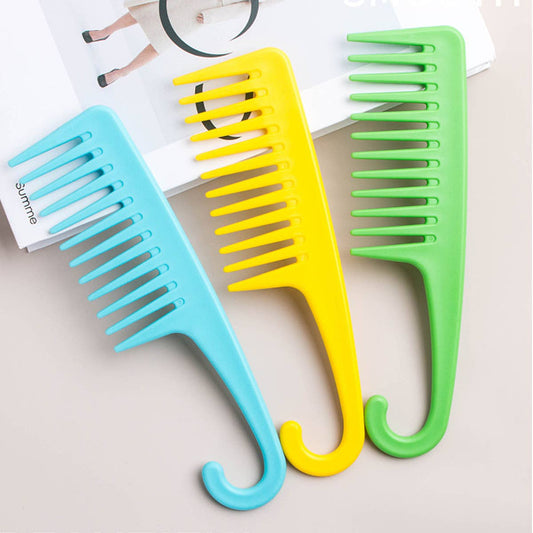 NEW WIDE-TOOTH CURVED HOOK COMB_CWMM0910