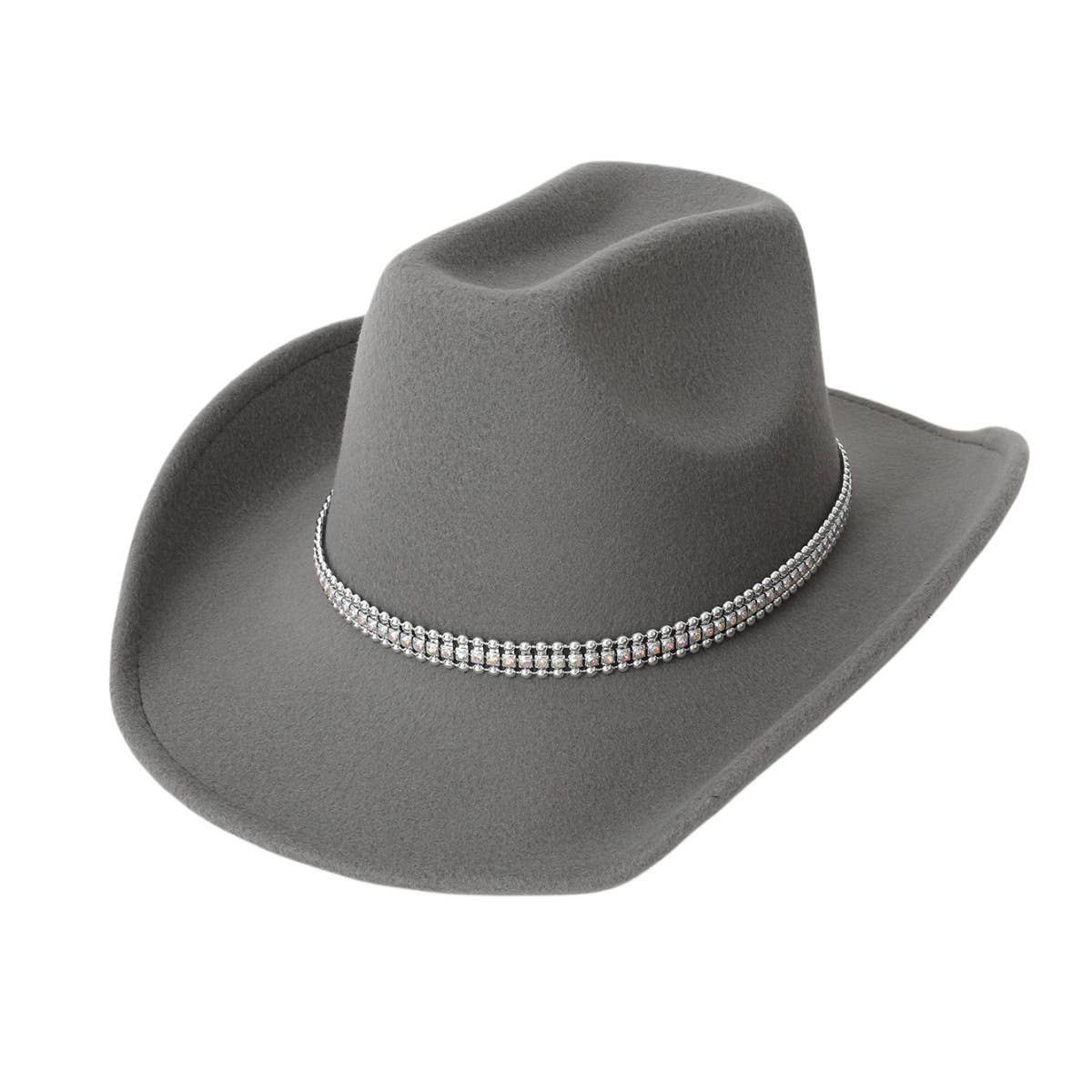 Felt Western Cowboy Hat for Music Party Nights_CWAH3632