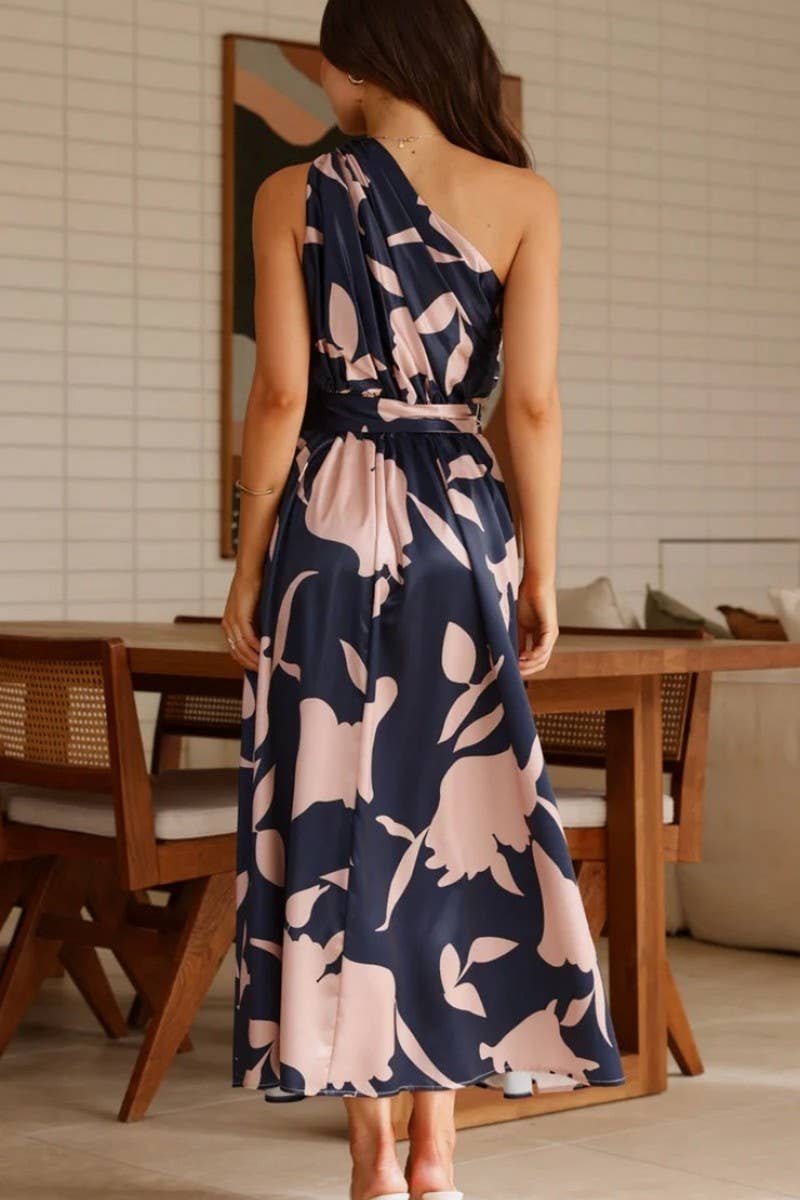 CWDMD5865_NEW SUMMER SHOULDER BELT SWING DRESS