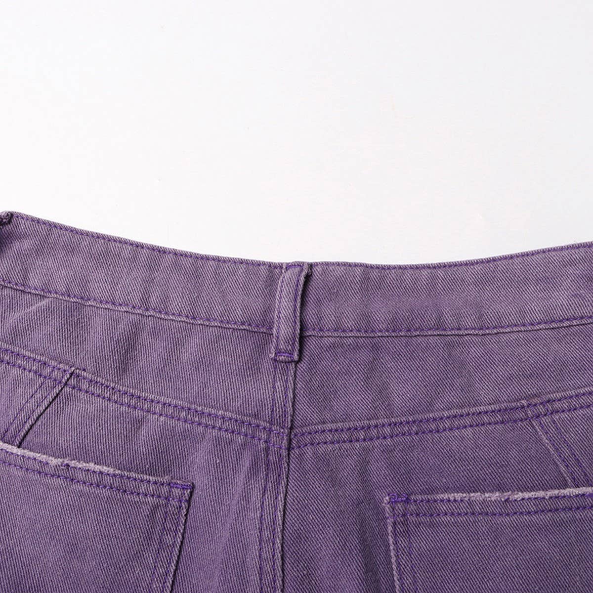 MULTI POCKET LOOSE CARGO PANTS JEANS