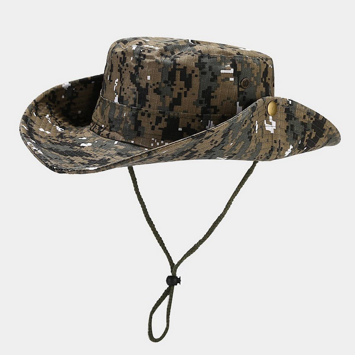 Camo Outdoor Sun Hat for Hiking &Fishing Adventure_CWAH3884