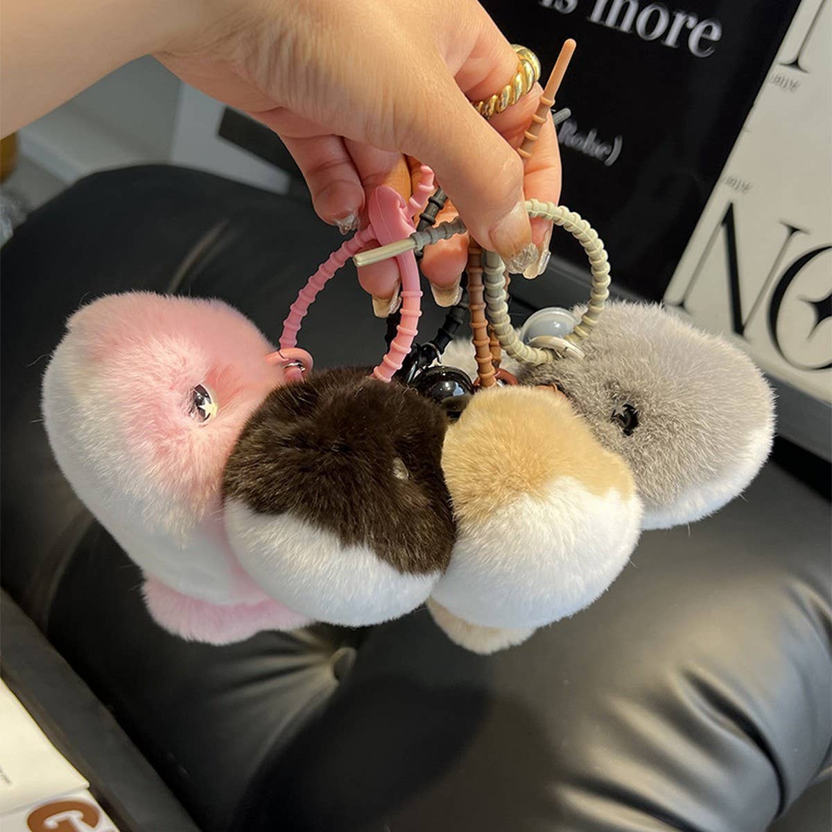 CUTE LITTLE FISH AND DOLPHIN CAR KEYCHAIN PENDANT