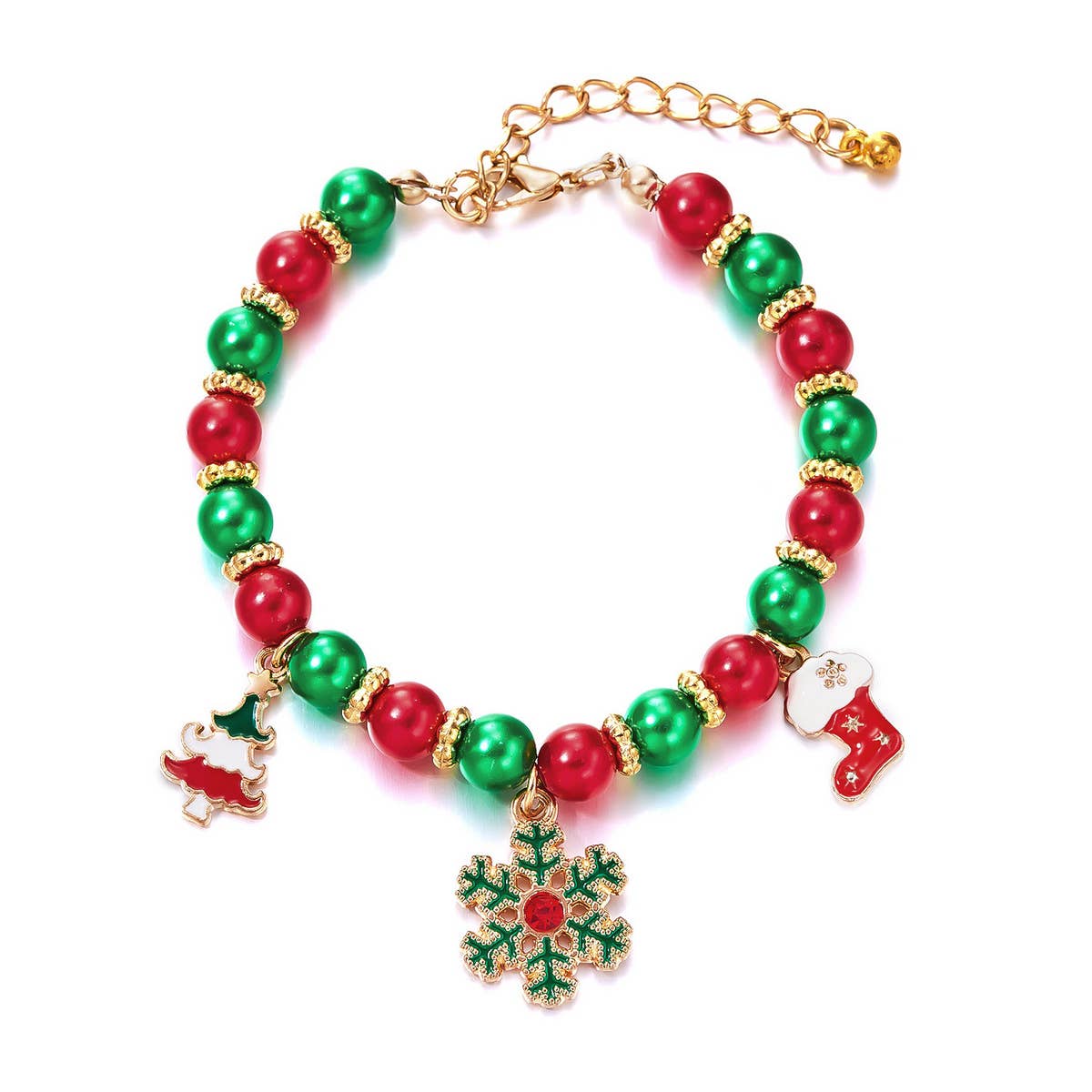 FASHION OIL DROP CHRISTMAS ADJUSTABLE BRACELET_CWAJE2402