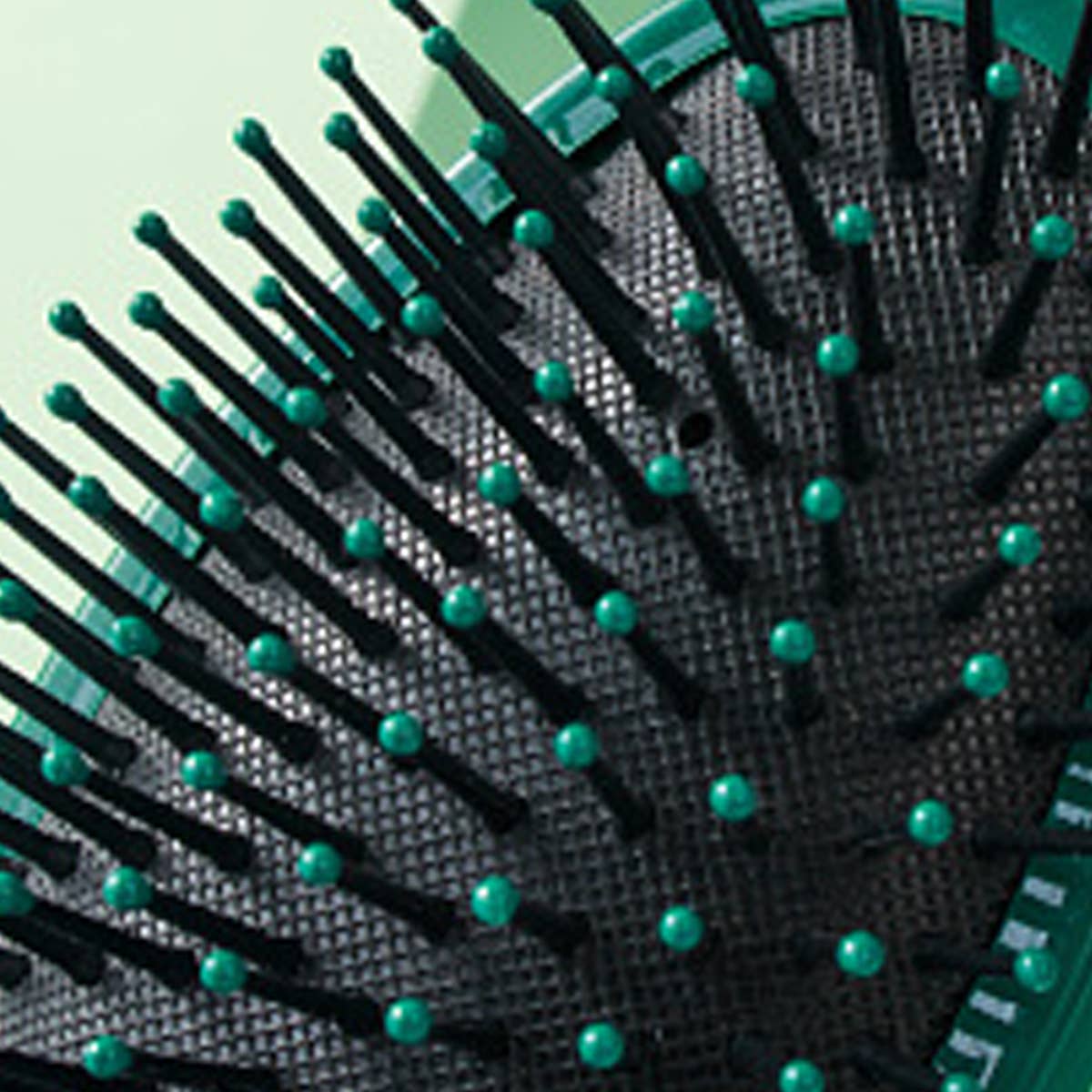 DARK GREEN HAIR COMB FOR SMOOTHING AND CURLY HAIR