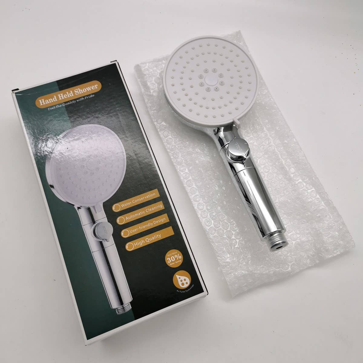 FIVE-SPEED MULTI-FUNCTION BOOSTER SHOWER HEAD