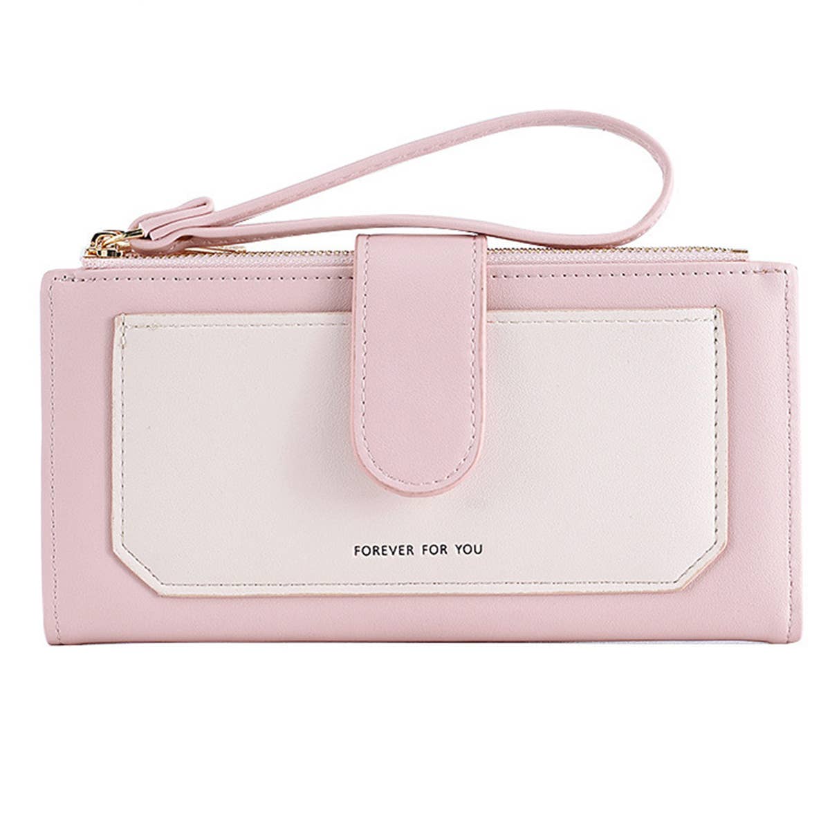 WOMEN FASHION MAGNETIC BUCKLE PRINTED WALLET_CWAB1255