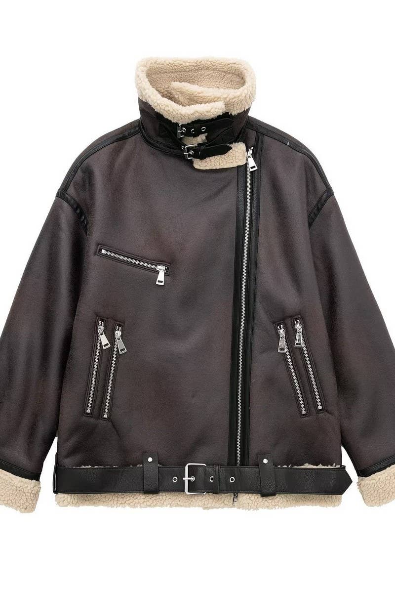 CWOCO0312_DOUBLE-FACED LEATHER JACKET WITH BELT