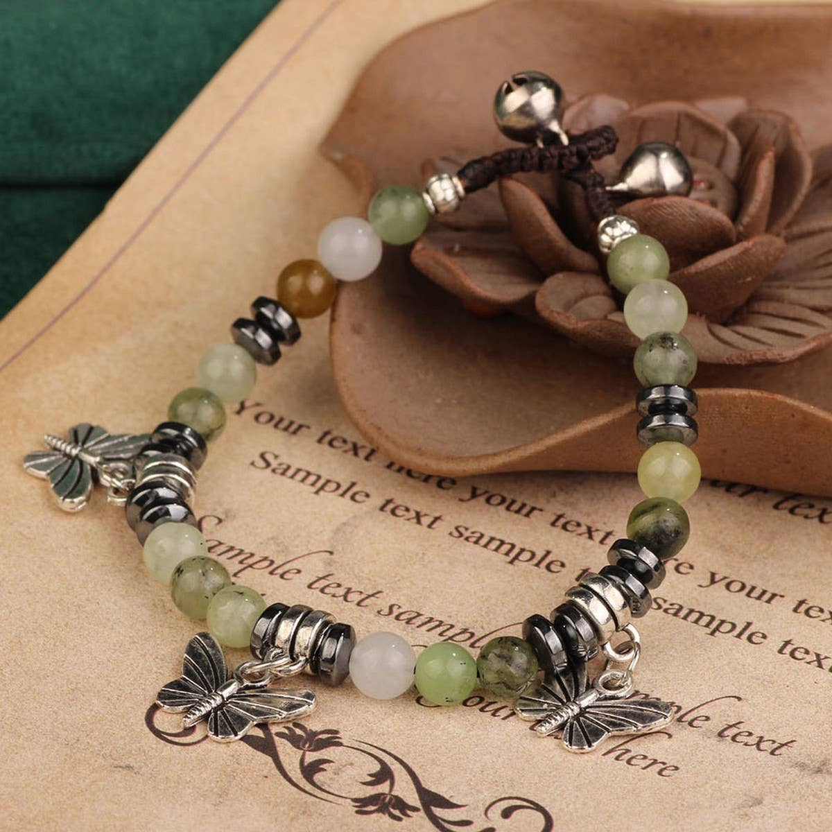 NICHE RETRO NATURAL STONE BRAIDED BRACELET WOMEN_CWAJE3980