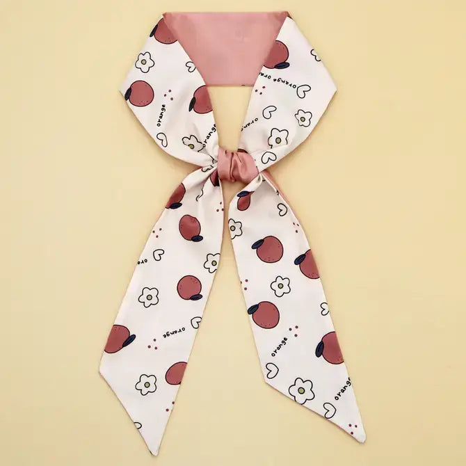 STRAWBERRY PRINTED SCARF _CWASC0078