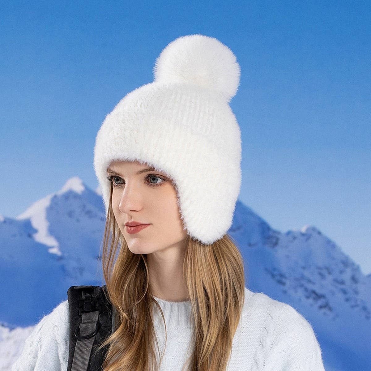 WINTER WARM AND STYLISH FUR BALL BEANIE
