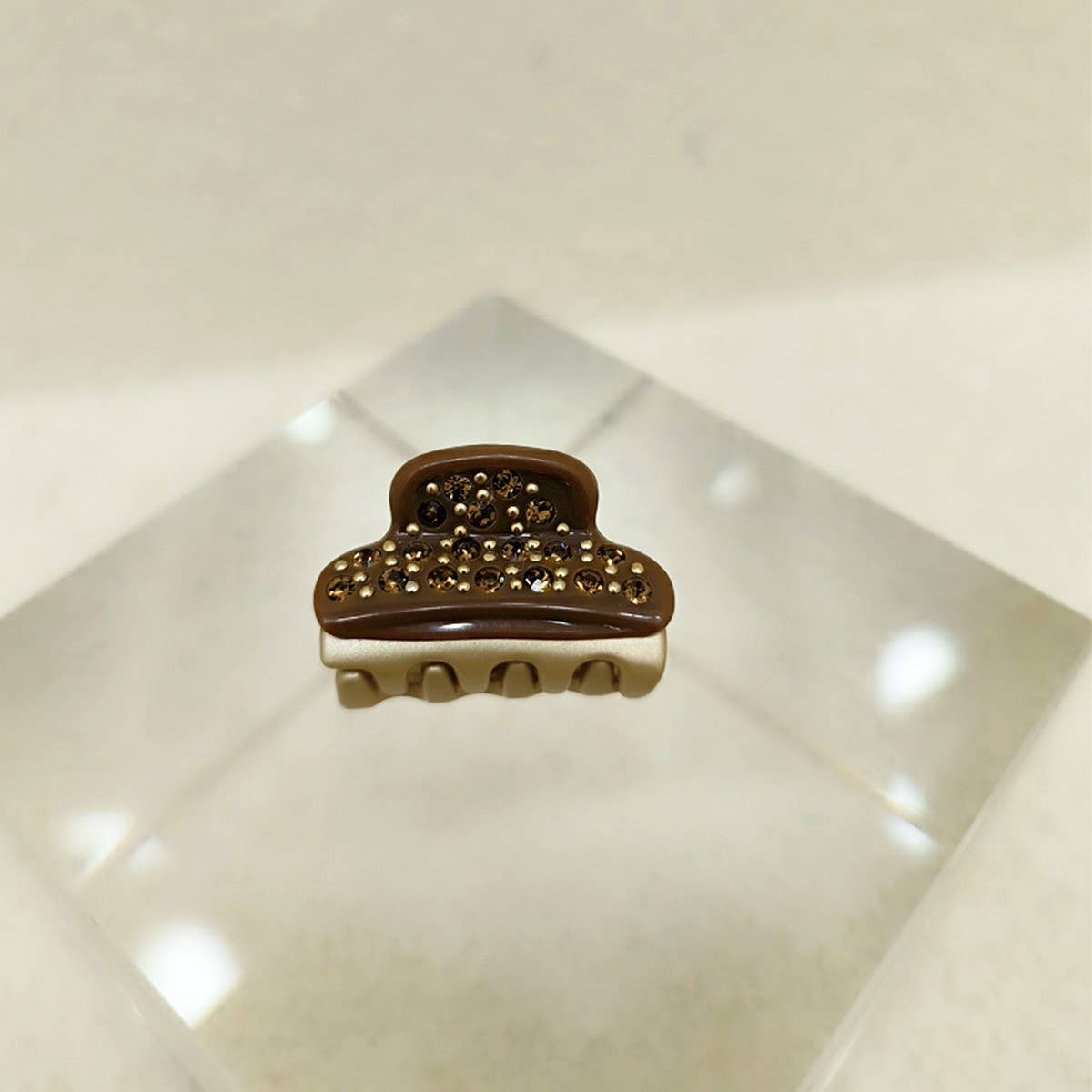 ACETATE DIAMOND MINI HAIR CLIP HAIR ACCESSORIES_CWAHA4241