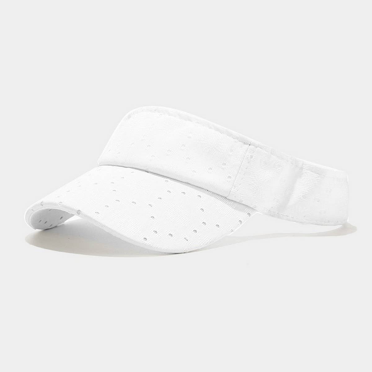 Hollow Dot Design Visor Cap - Breathable Sun Hat_CWAH3313