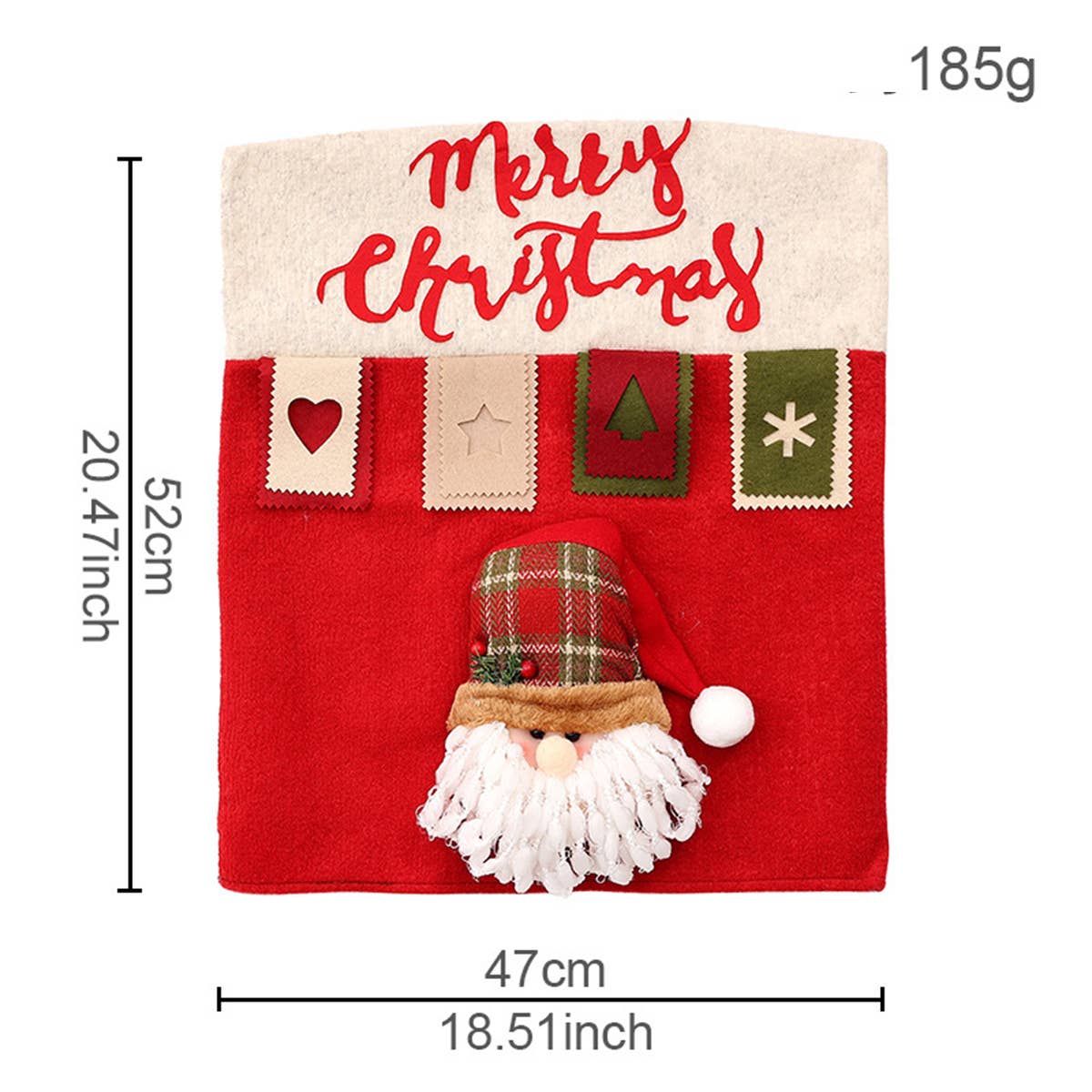 CWMM9418_CHRISTMAS CARTOON COLORFUL 3D DOLL CHAIR SET