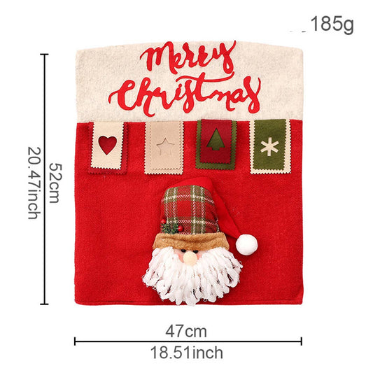 CWMM9418_CHRISTMAS CARTOON COLORFUL 3D DOLL CHAIR SET