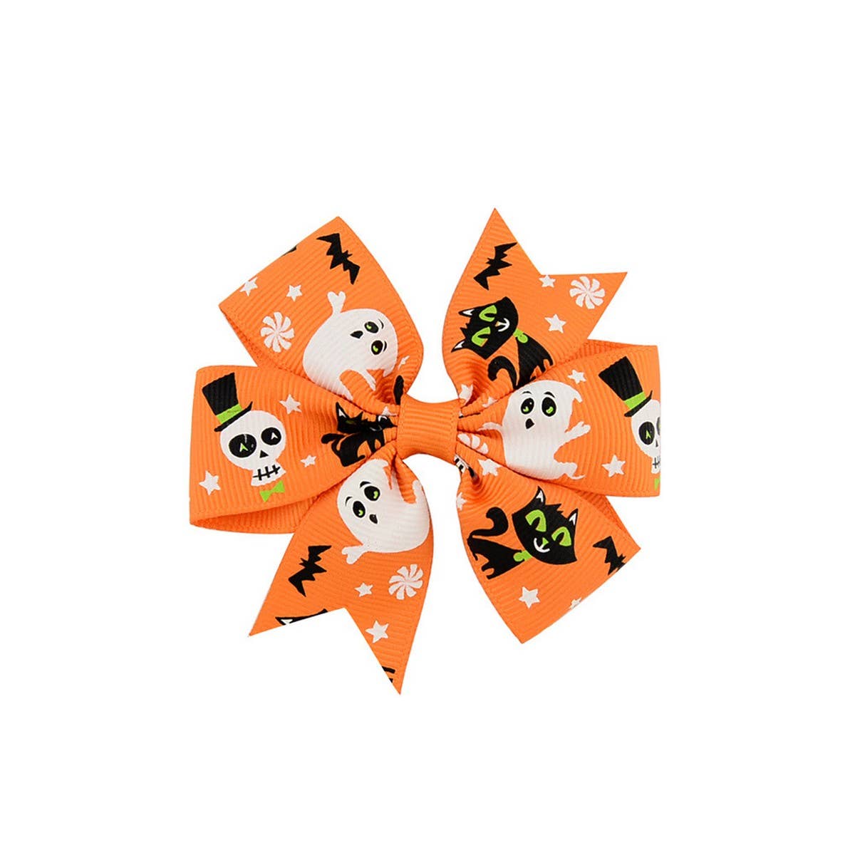 Halloween Kids Grosgrain Bow Hair Clip