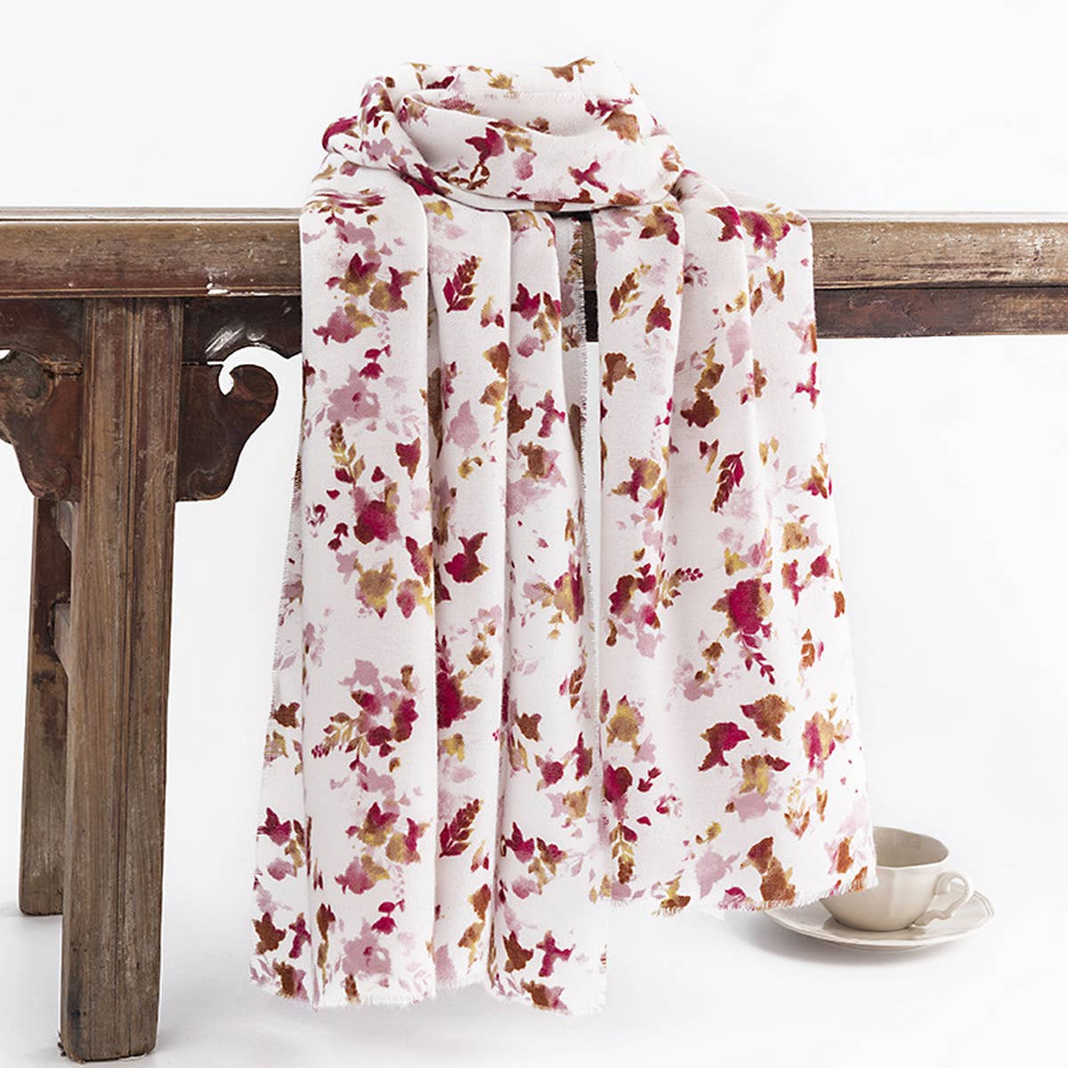 Elegant Faux Cashmere Scarf ? Long Winter Wrap