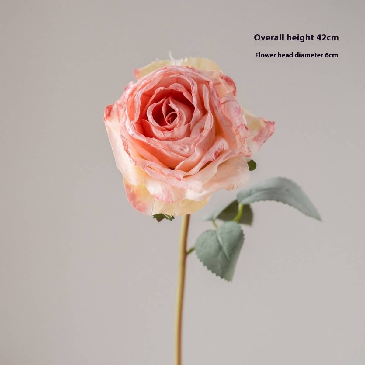 Elegant Burnt Edge Rose Bouquet for Table Decor