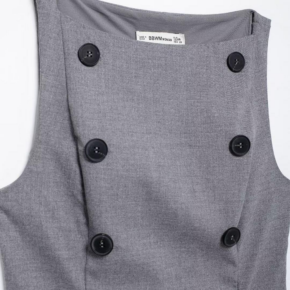 Stylish Buttoned Boat Neck Shirt ??Casual Look_CWTHT0240