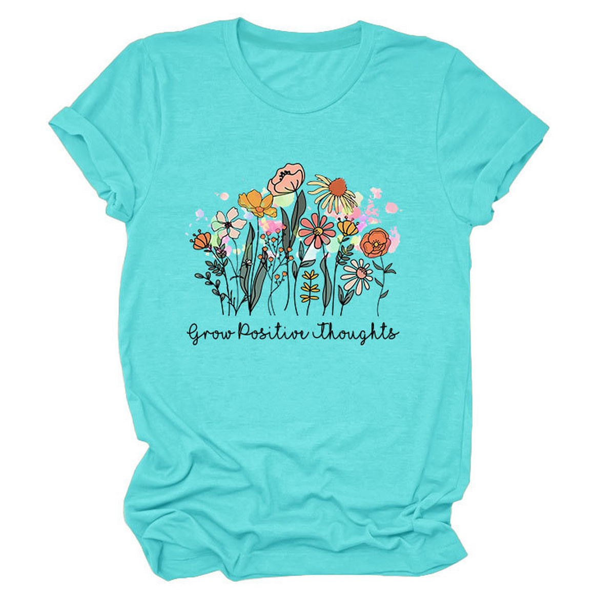 Women??¢s Casual Crew Neck T-Shirt, Soft Fit_CWTTS1488