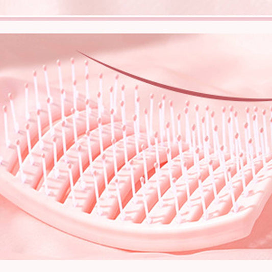 WOMEN HAIR ROOT FLUFFY MASSAGE LARGE CURVED COMB