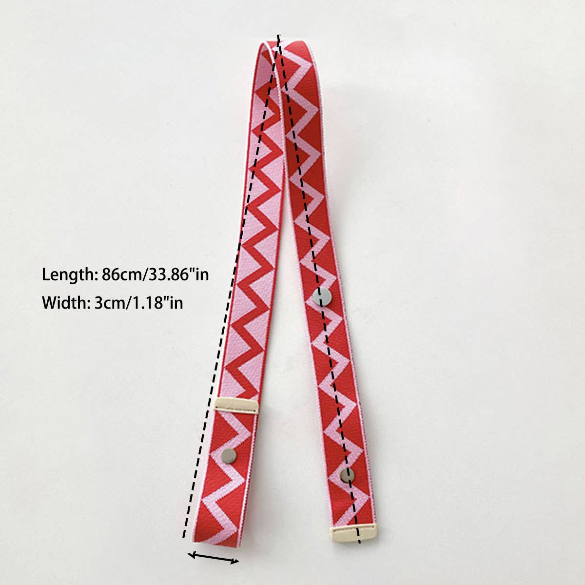 ADJUSTABLE KNITTED TWILL CROSSBODY HANDBAG STRAP_CWMM1067