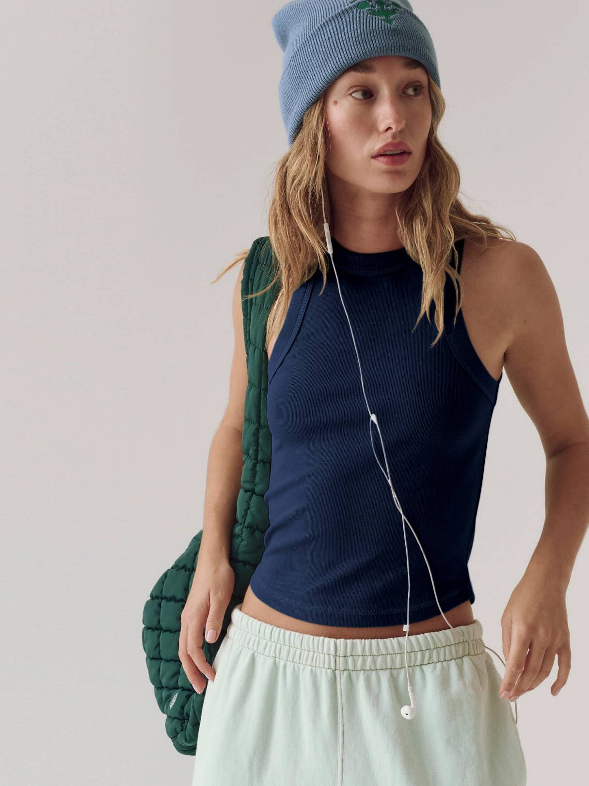 Sleeveless,casual round-neck sleeveless vest