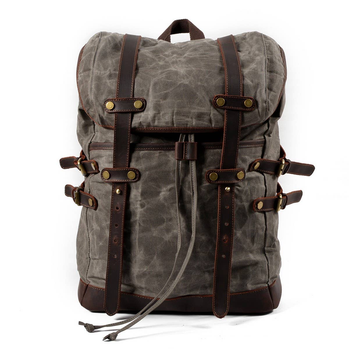 Men¡¯s Waterproof Canvas Travel Backpack_CWAB5539