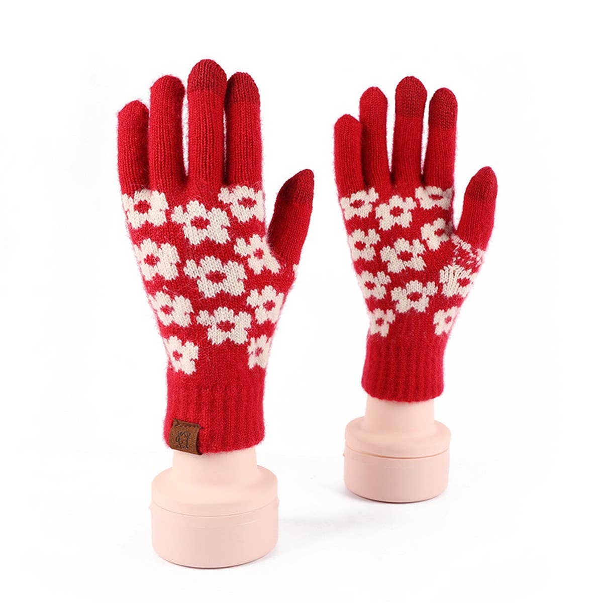 WINTER FESTIVE WARM TOUCH SCREEN BRUSHED GLOVES_CWAG0376