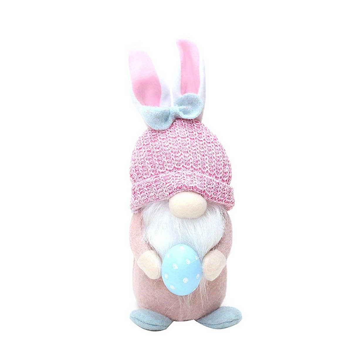EASTER EGG HOLDING DOLL WITH LIGHT ORNAMENT