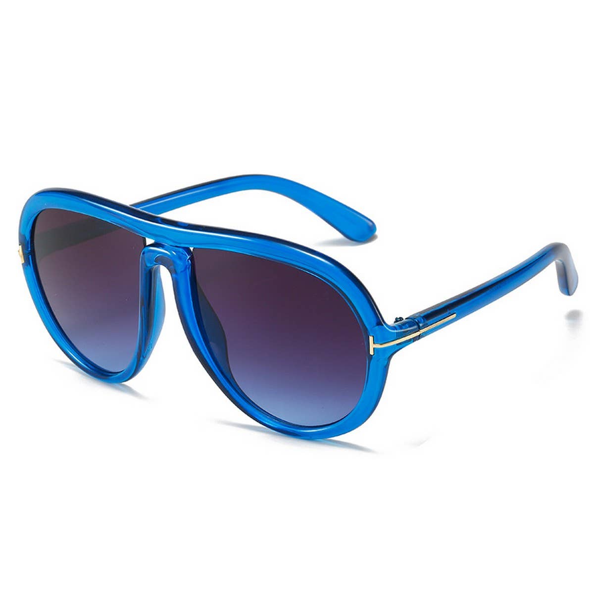T-SHAPED SUNGLASSES RETRO LARGE FRAME SUNGLASSES