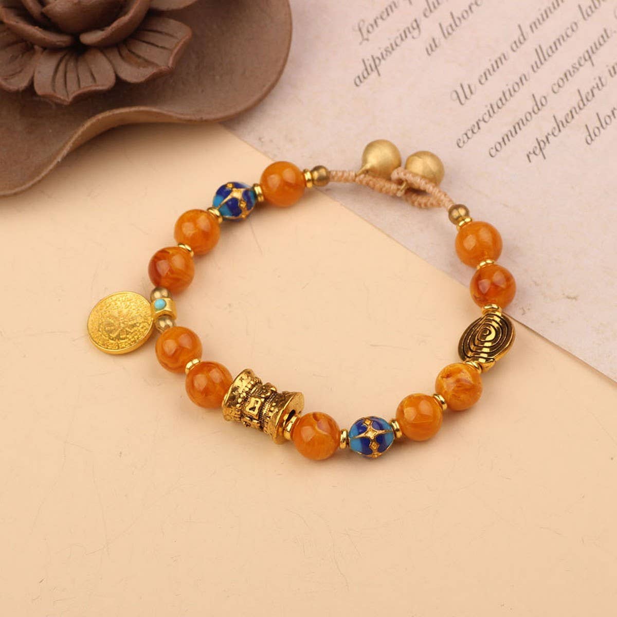 ETHNIC STYLE NICHE DESIGN RETRO BRAIDED BRACELET_CWAJE3961