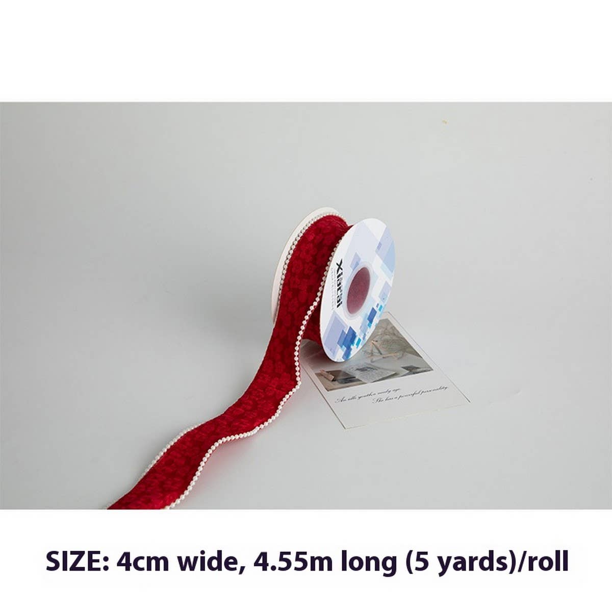 DIY FLORAL RIBBON WITH THREE-DIMENSIONAL PATTERN