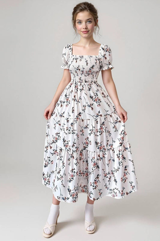 CWDMD00980_SPRING AND SUMMER ELEGANT WAIST DRESS