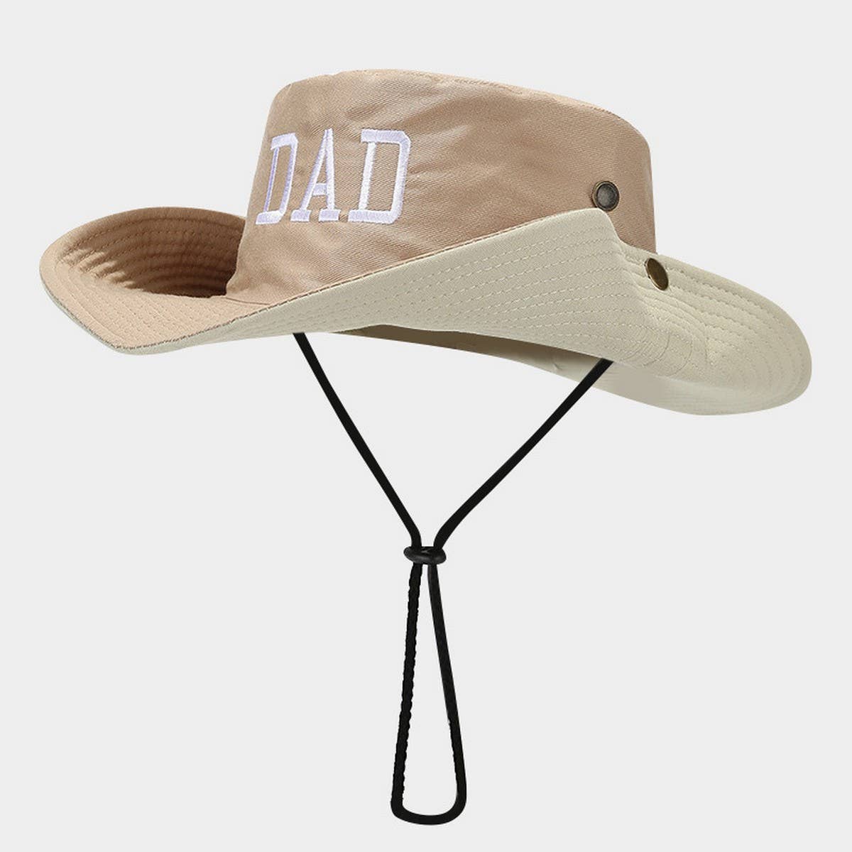 Men¡¯s Embroidered Wide Brim Sun Hat for Hiking_CWAH3806