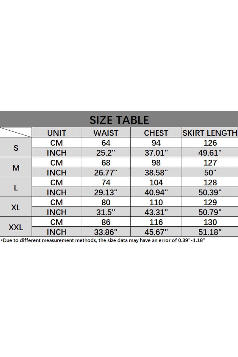 CWDMD5036_SPRING AND SUMMER FLORAL WAIST CAKE DRESS