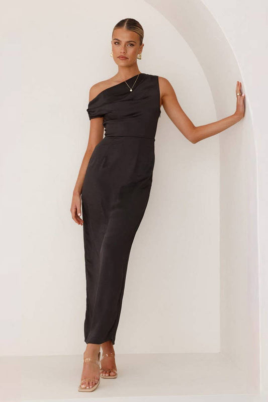 CWDMD5561_SLEEK SOLID BODYCON SLEEVELESS MIDI DRESS