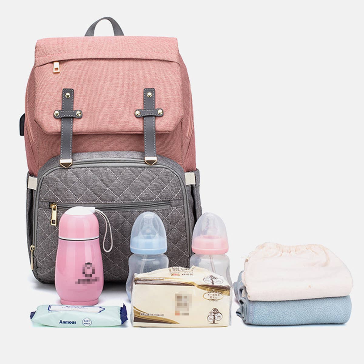 LIGHTWEIGHT WATERPROOF MOTHER AND BABY BACKPACK_CWAB2225