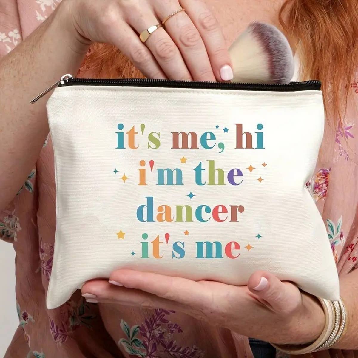 SIMPLE LETTERS WATERPROOF COSMETIC BAG_CWAB1780