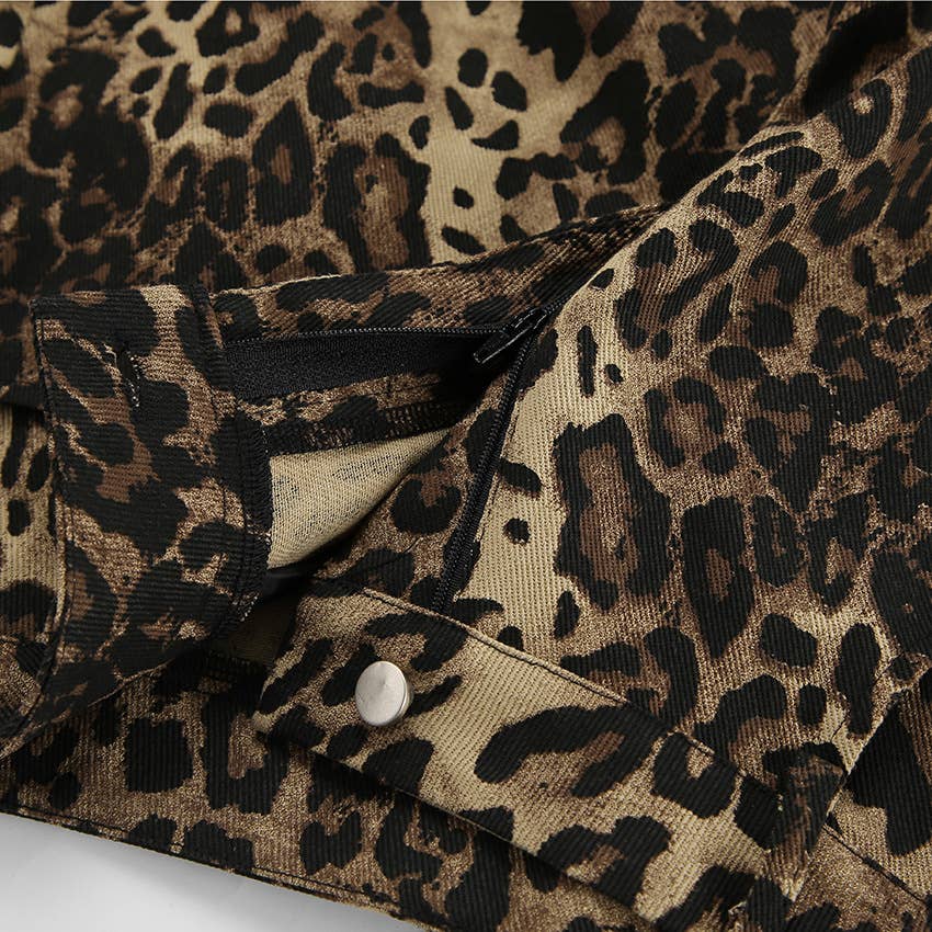 CWBLP1554_FASHION PERSONALITY LEOPARD PRINT WIDE LEG PANTS