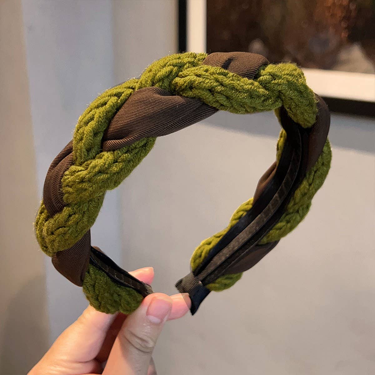 VINTAGE TWIST KNIT HEADBAND_CWAHA0442