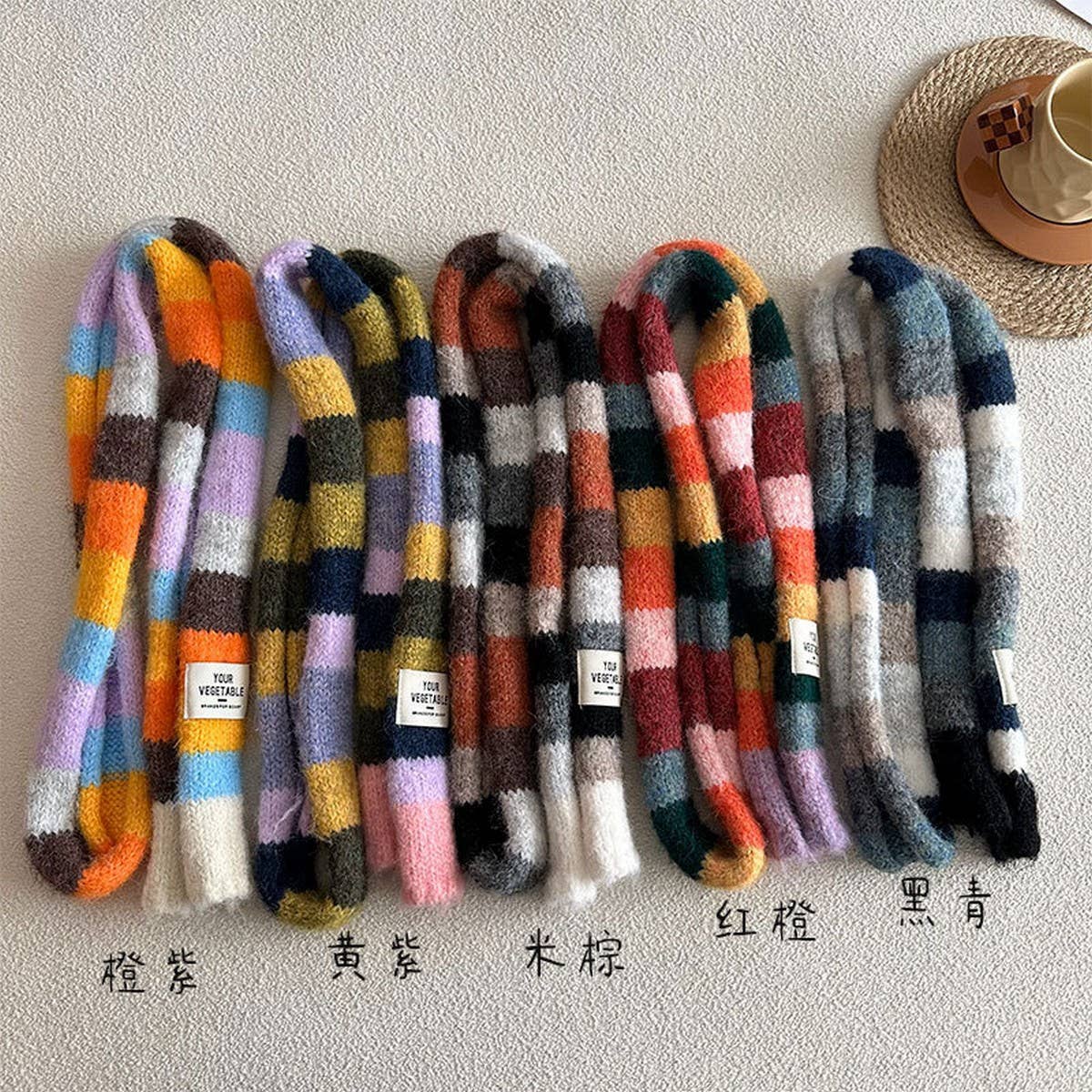 Colorblock Skinny Stripe Scarf ? Chic Summer Wrap